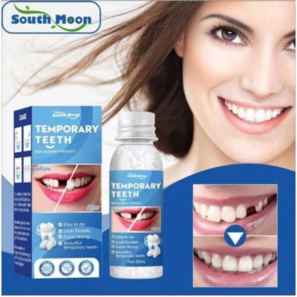 پروتز موقت دندان یا خمیر جادویی لمینت دندان South Moon اصلی-5-گرم-بسته 12تایی-همکاری-عمده